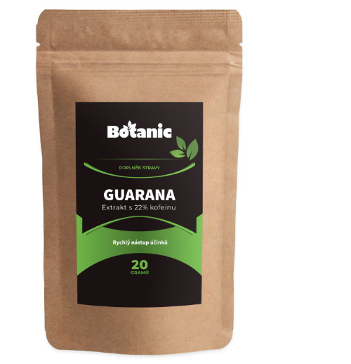 Extrakt z Guarany s 22% kofeinu v prášku